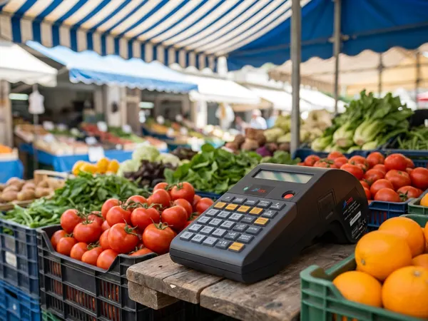 Η ταμειακή ELIO TOUCH σε Λαϊκή αγορά
